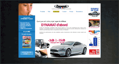 Desktop Screenshot of dynamat-france.com