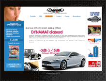 Tablet Screenshot of dynamat-france.com